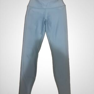 ALO Light Blue High-Waisted Workout Leggings